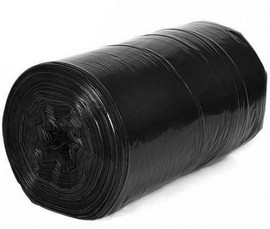 Rolo de Plastico Preto